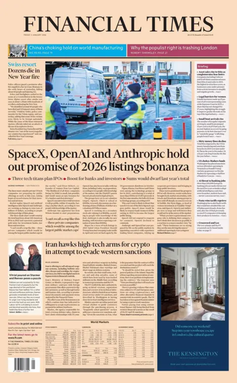 "SpaceX, OpenAI and Anthropic hold out promise of 2026 listings bonanza".