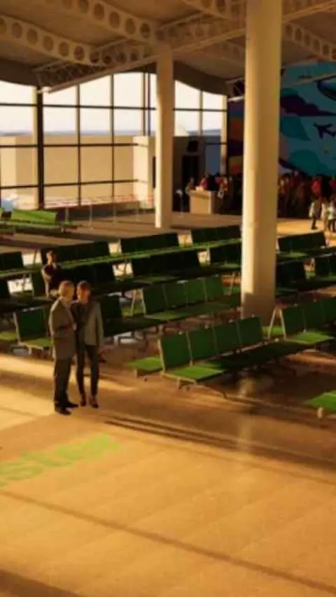 Doncaster Sheffield Airport interior artist's impression