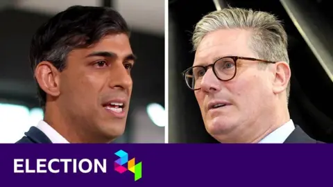 Getty Images Rishi Sunak and Keir Starmer