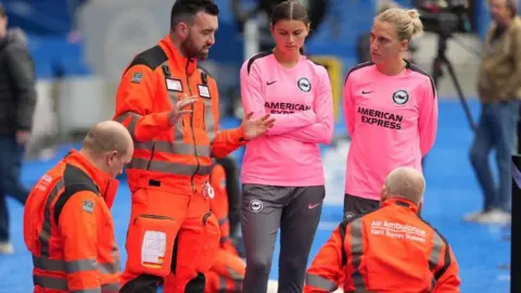 Eddie Mitchell People being trained in CPR at Amex Stadium