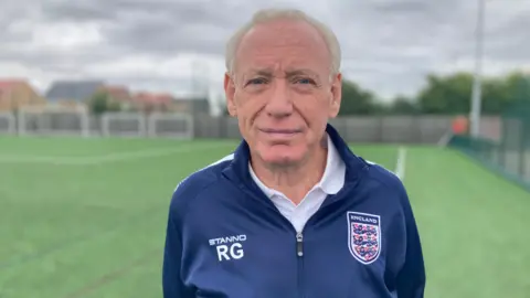 BBC Richard Gentle in England kit