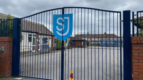BBC St Joseph's Primary School gates