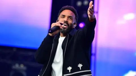 BBC Image of Craig David on stage.