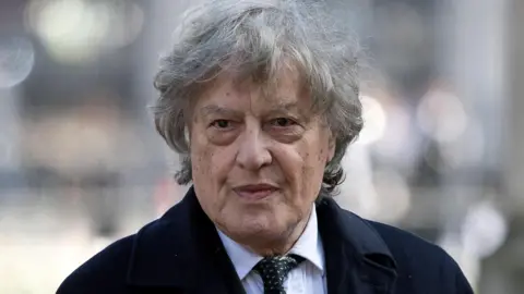 Getty Images Head and shoulders of the playwright Sir Tom Stoppard