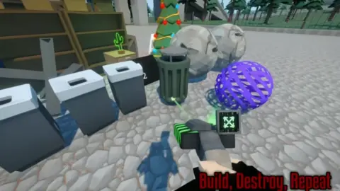 Screenshot of Gorebox game trailer on YouTube
