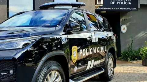 Civil Police A Civil Police car outside a station in Rio Grande do Sul