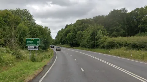 Google A view of the A36 in Warminster