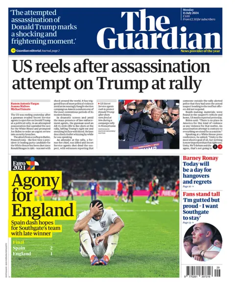  "US reels after assassination attempt on Trump at rally".