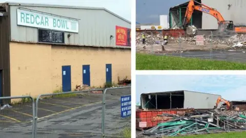 Teesside Live Redcar Bowl's demolition in 2014