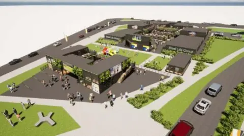 Birmingham City Council Artist impression of park