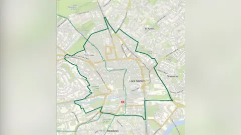 Nottingham City Council Map of city