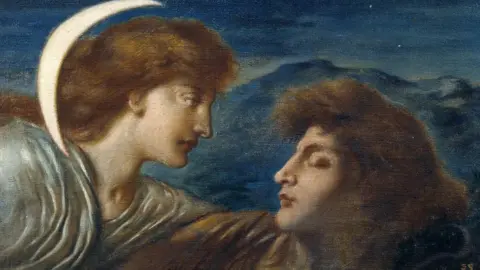 Tate Britain LGBT artists also are reflected including Simeon Solomon's The Moon and Sleep 1894