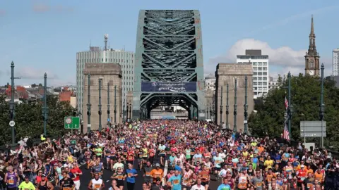 PA Media Great North run 2019