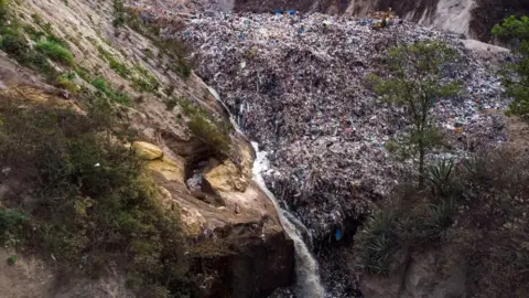 Reuters A general view of waste from Guatemala's largest landfill on the Las Vacas river basin