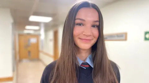 BBC/ Hazel Shearing Ruby at Brighouse High School in West Yorkshire