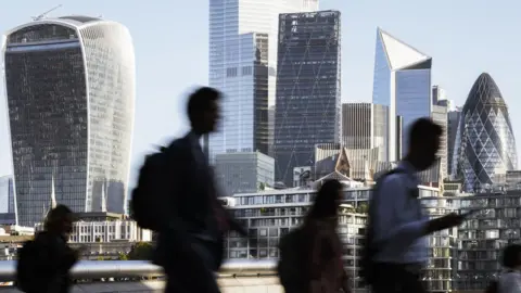 Getty Images Stock image of commuters