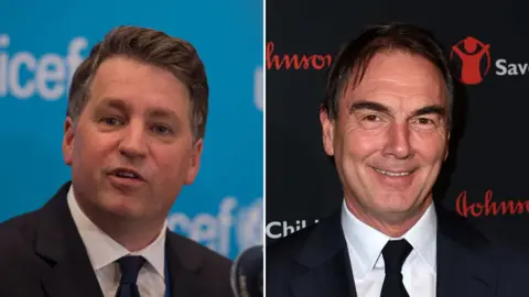 Getty Images/Shutterstock Justin Forsyth and Sir Alan Parker