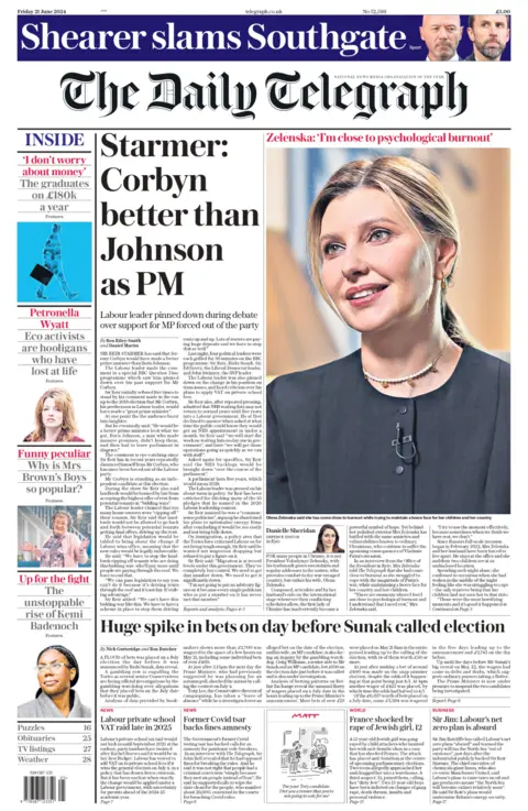  Corbyn better than Johnson as PM"