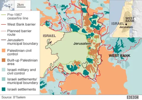 Map of Jerusalem