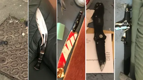 South Wales Police Knives