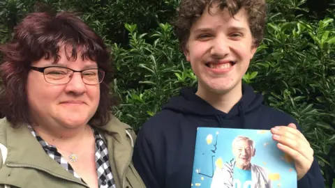 Liam Tait and mum Louise