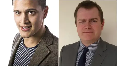 BBC/Conservative Party Nick Conrad (left) and Antony Calvert (right)