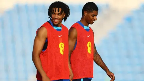 Reuters/Molly Darlington Trent Alexander-Arnold and Marcus Rashford