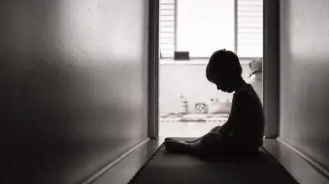 Getty Images Stock image lonely sad boy at home 