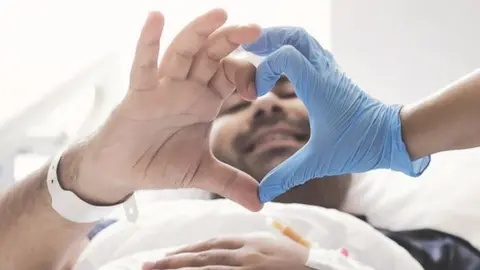 Getty Images man in hospital