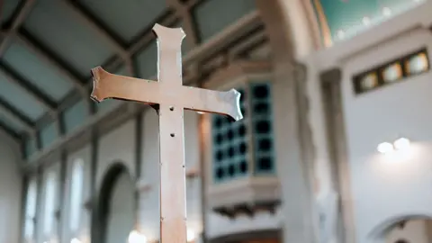 Getty Images A crucifix in a church in England
