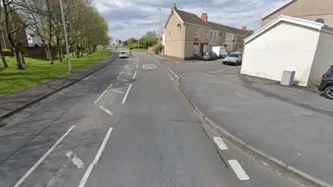 Google A Google Streetview image of Marine Street in Llanelli