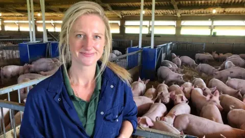 BBC Gloucestershire pig farmer Sophie Hope