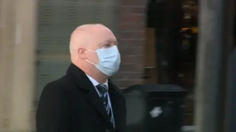 BBC Paul Foy outside court