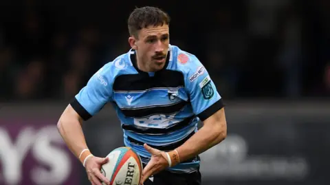 Harri Millard in action for Cardiff