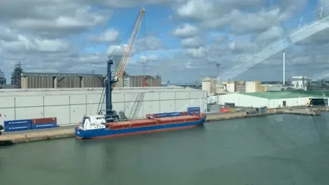 Mark Cameron Damaged grain silo