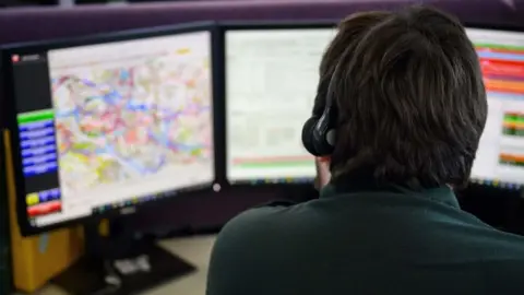 Getty Images A UK emergency call handler