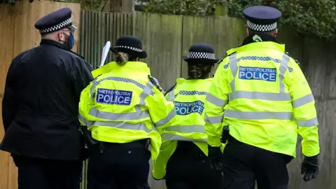 Getty Images Police officers patrolling