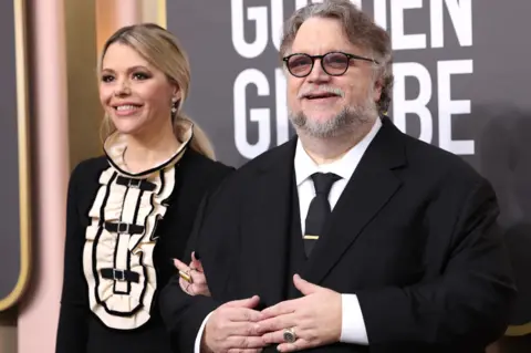 Getty Images Director Guillermo del Toro and wife Kim Morgan