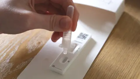 Getty Images Lateral flow test