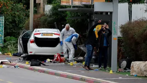 Reuters Scene of ramming attack in Raanana (15/01/24)