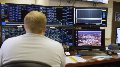 Colonial Pipeline Company man at pipeline terminal