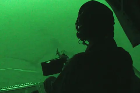 BBC SAS squadrons conducting a night raid in Afghanistan