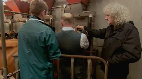 BBC | Athena Films | BBC Inside Out Sir Brian May visits Town Living Farm, Devon in 2016