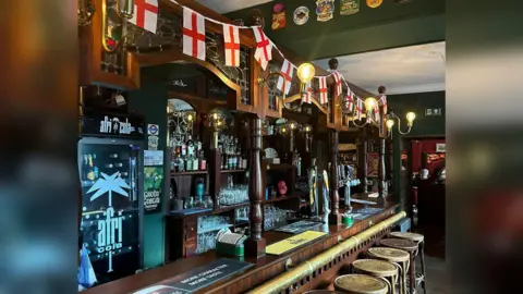 Paul Moss The bar of The New Crown in Iserlohn, Germany