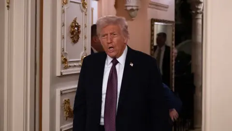 Donald Trump at Mar-a-Lago on 9 January 2025 in Palm Beach, Florida