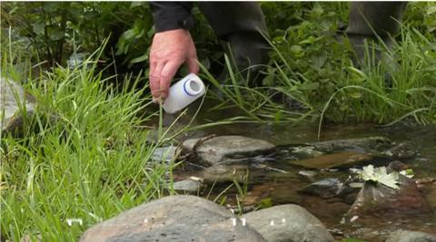 Ecological testing water