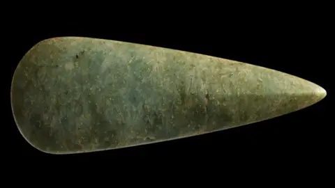 Trustees of the British Museum/PA Early Neolithic jade axe