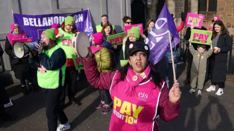 PA Media picket line