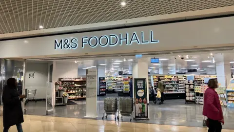 BBC Marks & Spencer Foodhall entrance 