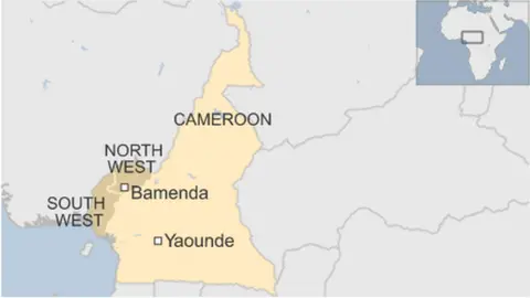 Map of Cameroon